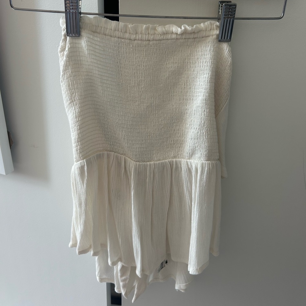 ILLA ILLA Cream Asymmetrical Skirt